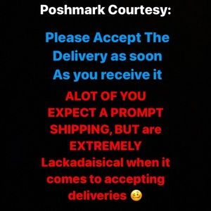 💕ACCEPT THE DELIVERY IN A TIMELY FASHION💕